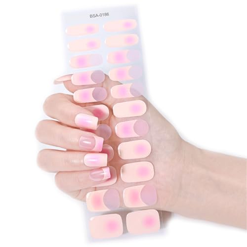 Nagellack Aufkleber Französische Gele Nagelaufkleber Nagellack Wraps Maniküre Aufkleber Gele Nagelstreifen von SANRLO
