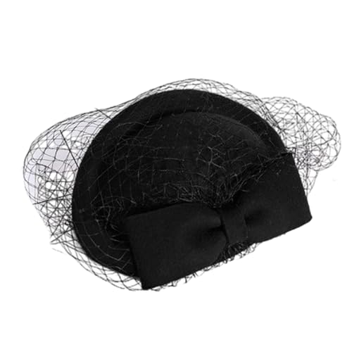 SANRLO Dame Fascinator Elagant Barrettes Clip Kopfschmuck Für Make Up Party Maskeraden Flapper Cosplay Zubehör von SANRLO