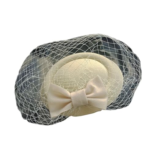 SANRLO Dame Fascinator Elagant Barrettes Clip Kopfschmuck Für Make Up Party Maskeraden Flapper Cosplay Zubehör von SANRLO