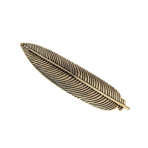 SANRLO Elegante Mädchen Blatt Haarspange Für Abend Party Ästhetische Frühling Clip Sidepin Vintage Kopfschmuck Frauen Metall Haarspangen von SANRLO