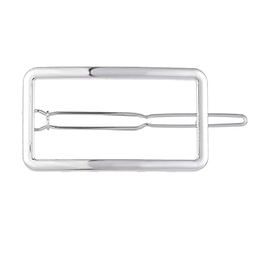 SANRLO Haarspangen, Stirnbänder, Haarschmuck für Damen, Metall-Haarspange, silberfarben, Mond, Stern, Haarspange, Herz, Haarnadeln für Frauen, Stern-Haarspangen, geometrische Haarspangen von SANRLO