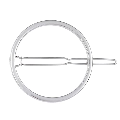 SANRLO Haarspangen, Stirnbänder, Haarschmuck für Damen, Metall-Haarspange, silberfarben, Mond, Stern, Haarspange, Herz, Haarnadeln für Frauen, Stern-Haarspangen, geometrische Haarspangen von SANRLO