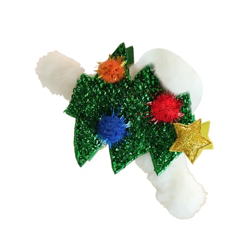 SANRLO Haarspangen, Stirnbänder, Haarschmuck für Damen, Weihnachtsbaum/Schneemänner/Schleifenform, zarte Damen-Haarklammer, Fotozöpfe, hoher Pferdeschwanz, Plüsch-Haarklammer von SANRLO