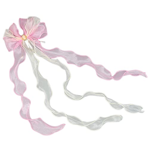 SANRLO Haarspangen, Stirnbänder, Haarschmuck für Damen, große Schleifen, lange Haarspange, Schleifen, Haarspangen, Pferdeschwanz-Clip, Schleifen, Haarspange, Haarschmuck von SANRLO