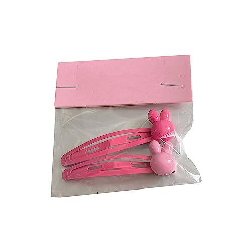 SANRLO Haarspangen, Stirnbänder, Haarschmuck für Damen, süße Haarspange, rosa Serie, Stern/Herz/Kaninchen, Bonbonfarben, Haarspange für Frühling, Sommer, Haarnadeln für Teenager und Kinder von SANRLO