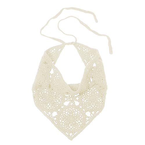 SANRLO Stirnbänder, Haar-Accessoires für Damen, gehäkeltes Bandana, Kopftuch, Schal, gestrickt, Kopfband, Raffhalter, florales Haarband, Kopfbedeckung für Damen und Mädchen von SANRLO