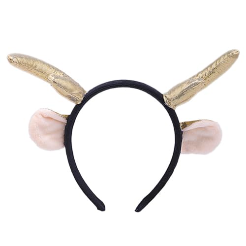 SANRLO Stirnbänder, Haarschmuck für Damen, Drachenhorn-Stirnband für chinesische Neujahrsfeiern, leuchtende Farben, elastisch und geeignet für Erwachsene und Kinder von SANRLO