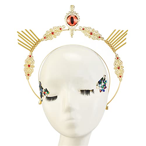 SANRLO Stirnbänder, Haarschmuck für Damen, Kopfschmuck mit Stachelkrone, HaloCrown, Kopfbedeckung, HaloCrown, Kopfbedeckung, Stirnband von SANRLO