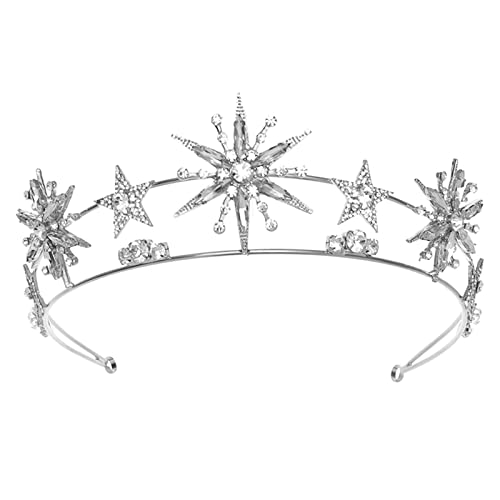 SANRLO Stirnbänder, Haarschmuck für Damen, glitzerndes Kristall-Stirnband, Haarreif für Festzug, Abschlussball, Braut, Hochzeit, Braut, Hochzeit, Haarschmuck von SANRLO