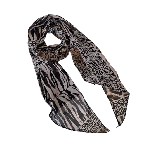SANRLO Trendiger Dünner Schal Mit Tiermuster Bequemer Halstuch Modischer Halswickel Für Den Täglichen Gebrauch Accessoires von SANRLO