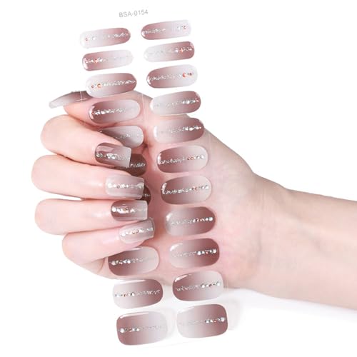 Schmetterlings Gel Nagelaufkleber Nagellackstreifen Gel Nagelfolien Wasserfeste Gel Nagelstreifen Maniküre Aufkleber von SANRLO