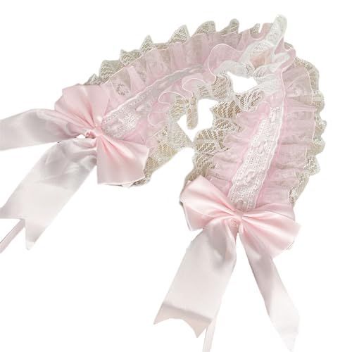 Schöne Band Bögen Haarband Für Frauen Mädchen Anime Maid Spitze Bowknot Stirnband Rolle Spielen Kostüm Kopfbedeckung Cosplay Zubehör von SANRLO