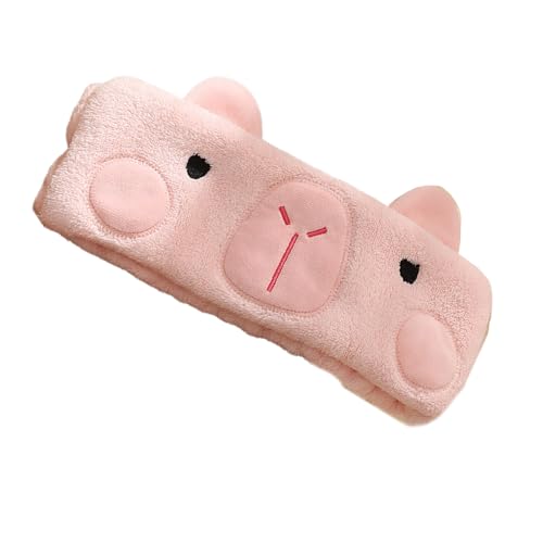 Schönes Capybaras-Stirnband, dickes Haarband für Damen und Mädchen, Gesicht waschen und schminken, Plüsch-Stirnbänder, Haarhalter von SANRLO