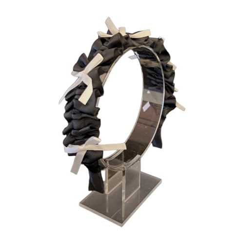 Stilvoller Kopfschmuck mit Schleife verziert, eleganter Haarschmuck, Stoff-Haarband, ideal zur Verschönerung Ihres Looks bei Veranstaltungen von SANRLO