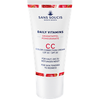 Sans Soucis Daily Vitamins Granatapfel CC Cream für Haut die zu Rötungen neigt LSF 20 von SANS SOUCIS