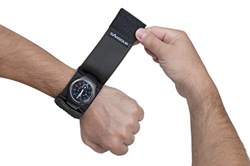 SANSOLID Unisex Watch Cover Uhrenabdeckung, klassisches schwarz, L von SANSOLID
