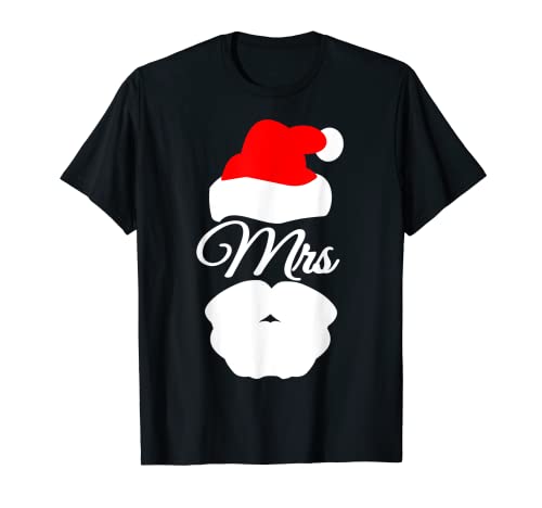 MRS MISS CLAUS WEIHNACHTSMANN NIKOLAUS KOSTÜM FRAUEN DAMEN T-Shirt MRS MISS CLAUS WEIHNACHTSMANN NIKOLAUS KOSTÜM FRAUEN DAMEN T-Shirt von SANTA CLAUS FAMILIE WEIHNACHTS MANN FRAU KIDS XMAS