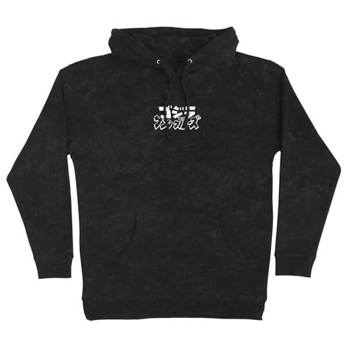 SANTA CRUZ Godzilla Handskate-Hoodie mit Kapuze, Mineral Black, Medium von Santa Cruz
