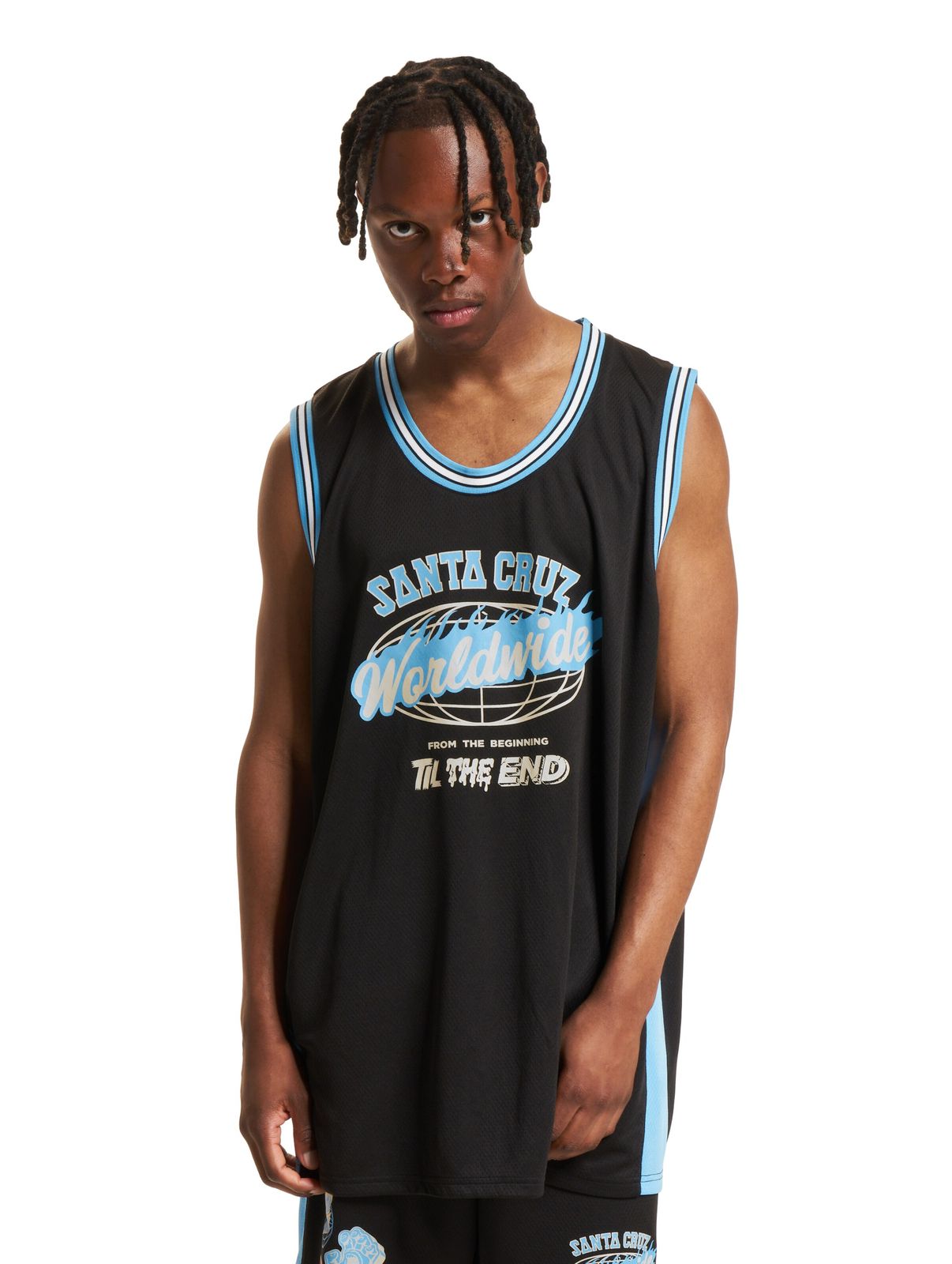 SANTA CRUZ TTE Worldwide Front Weste schwarz von SANTA CRUZ