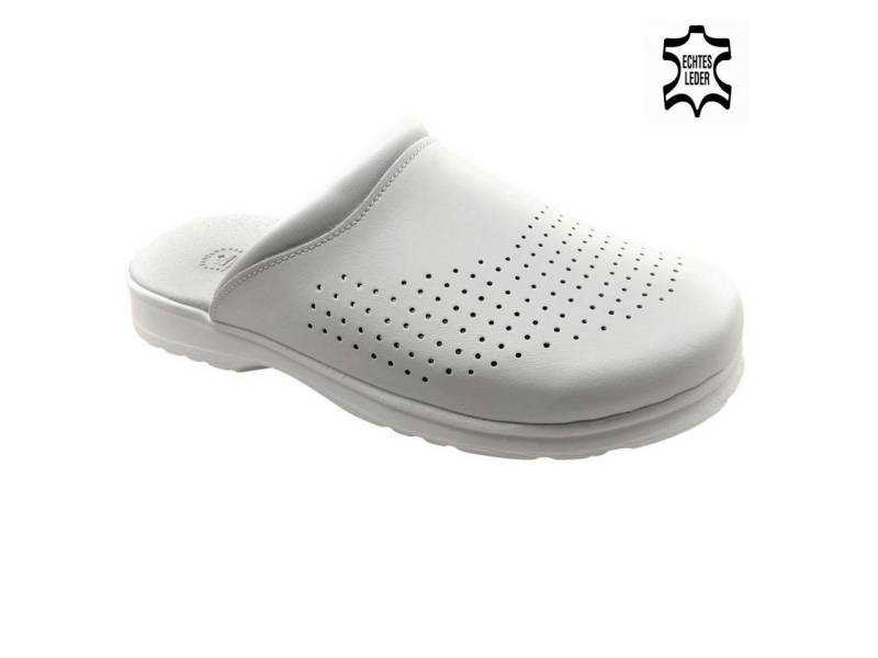 SANTANA Clog Leder Praxis-Schuhe Gesundheitsschuhe Arzt-Komfort Krankenhaus Clog Gesundheitsschuhe von SANTANA