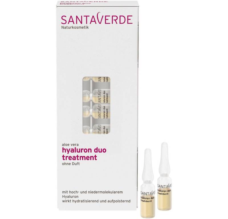 SANTAVERDE GmbH Hyaluron Serum Aloe Vera - Hyaluron duo treatment ohne Duft 10x1ml von SANTAVERDE GmbH