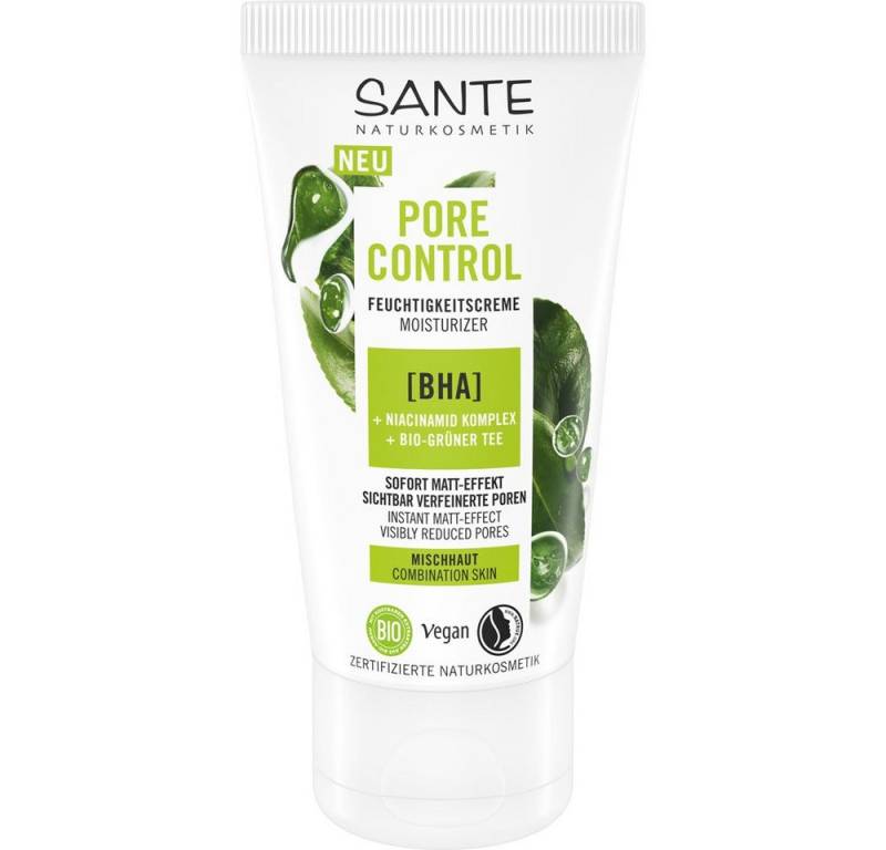 SANTE Feuchtigkeitscreme Pore Control, Grün, 50 ml von SANTE