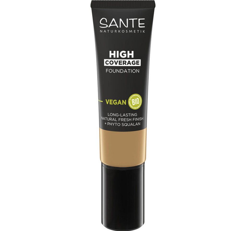 SANTE Foundation High Coverage Natural Cool Beige, Beige, 25 ml von SANTE