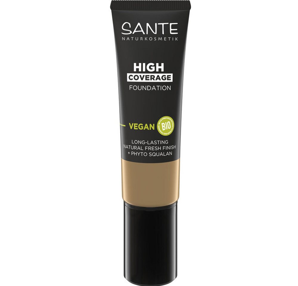 SANTE Foundation High Coverage Natural Neutral Beige, Beige, 25 ml von SANTE