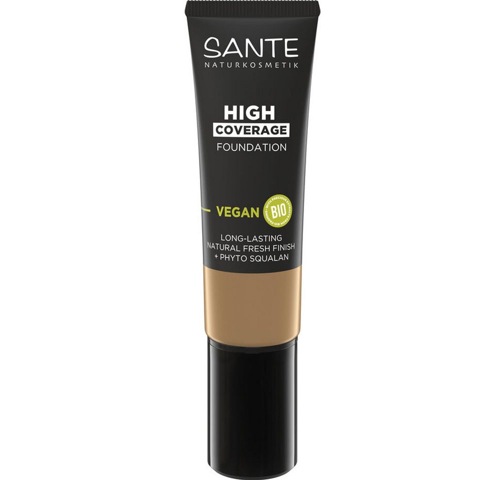 SANTE Foundation High Coverage Natural Warm Beige, Beige, 25 ml von SANTE