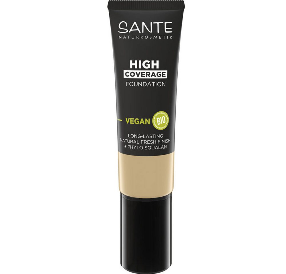 SANTE Foundation High Coverage Natural Warm Ivory, 25 ml von SANTE