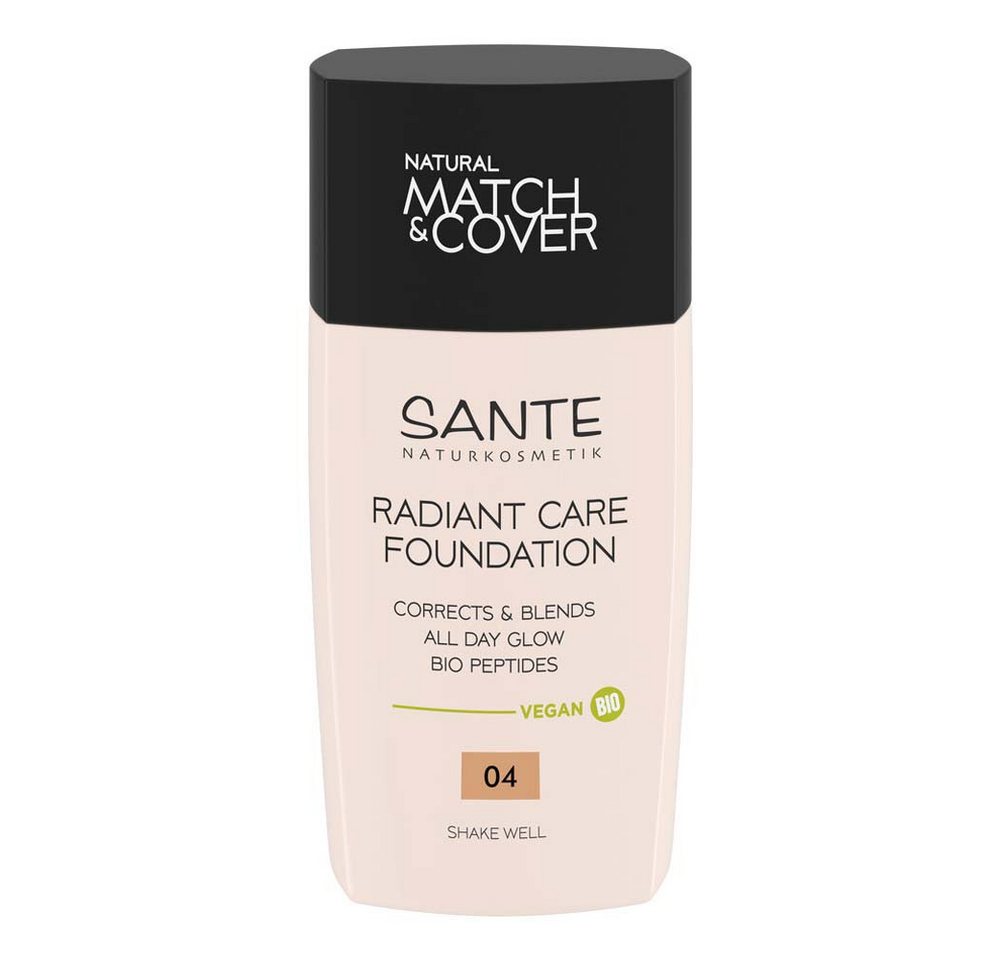 SANTE Foundation Radiant Care Foundation - 04 Rose Amber 30ml von SANTE