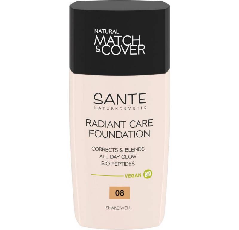 SANTE Foundation Radiant Care Golden Bronze, Gold, 30 ml von SANTE