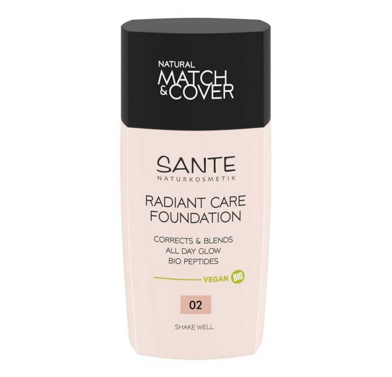 SANTE Foundation Radiant Care Foundation - 02 Rose Linen 30ml von SANTE