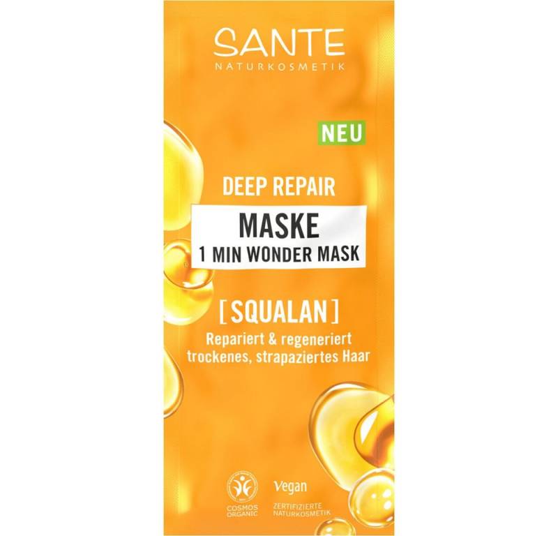 SANTE Gesichtspflege DEEP REPAIR MIN WONDER MASK SACHET, 20 ml von SANTE