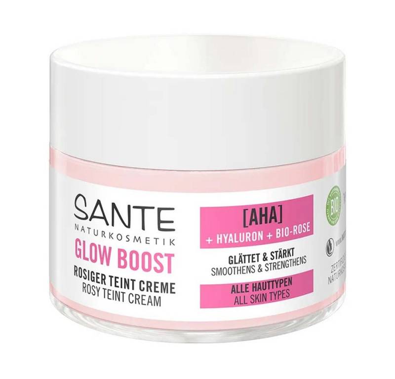 SANTE Getönte Gesichtscreme Glow Boost - rosiger Teint Creme 50ml von SANTE