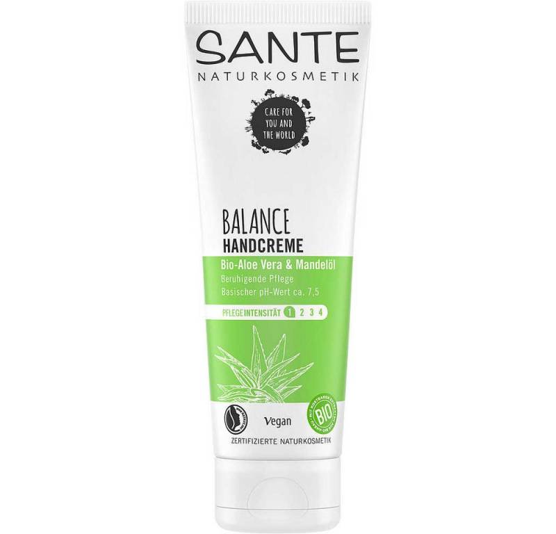 SANTE Handcreme Handcreme Balance - Aloe Vera & Mandelöl 75ml von SANTE