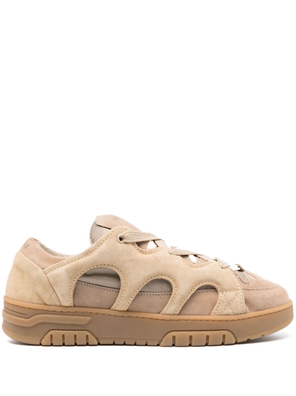 SANTHA Model 1 Sneakers aus Wildleder - Nude von SANTHA