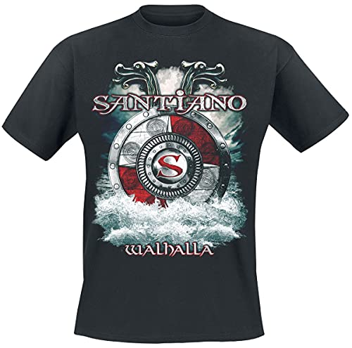 SANTIANO Walhalla Männer T-Shirt schwarz XL 100% Baumwolle Band-Merch, Bands, Nachhaltigkeit von SANTIANO