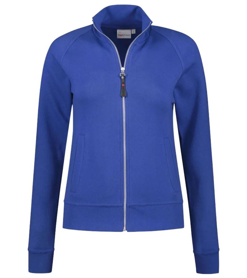 SANTINO Anna Damen Sweat-Jacke mit Baumwollanteil dünne Übergangs-Jacke 280 gr/m2 Blau von SANTINO