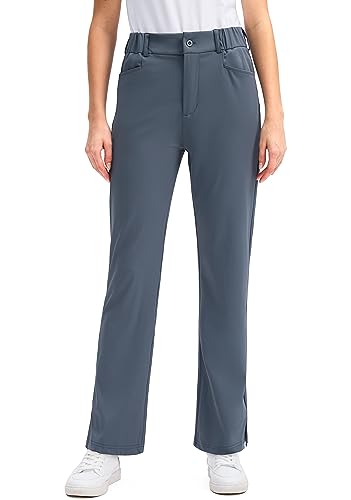 SANTINY Damen-Golfhose mit 5 Taschen, hohe Taille, schnell trocknend, Stretch-Hose für Frauen, Reisen, Arbeit, Freizeit von SANTINY