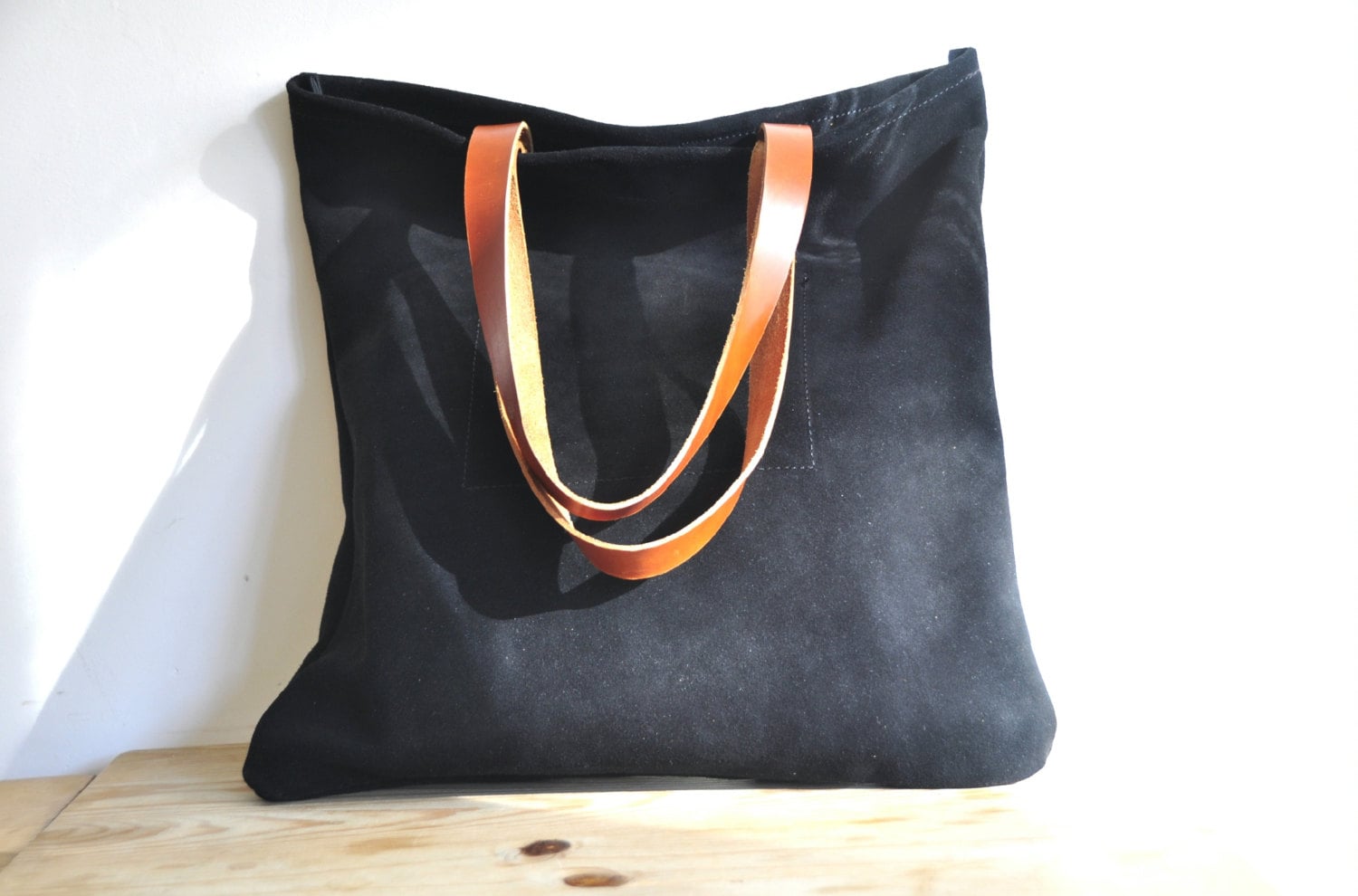 Biete Leder Tasche Markt Schwarz Jeden Tag - Mit Lederriemen Biete Leder Tasche Markt Schwarz Jeden Tag - Mit Lederriemen von SANTIbagsandcases