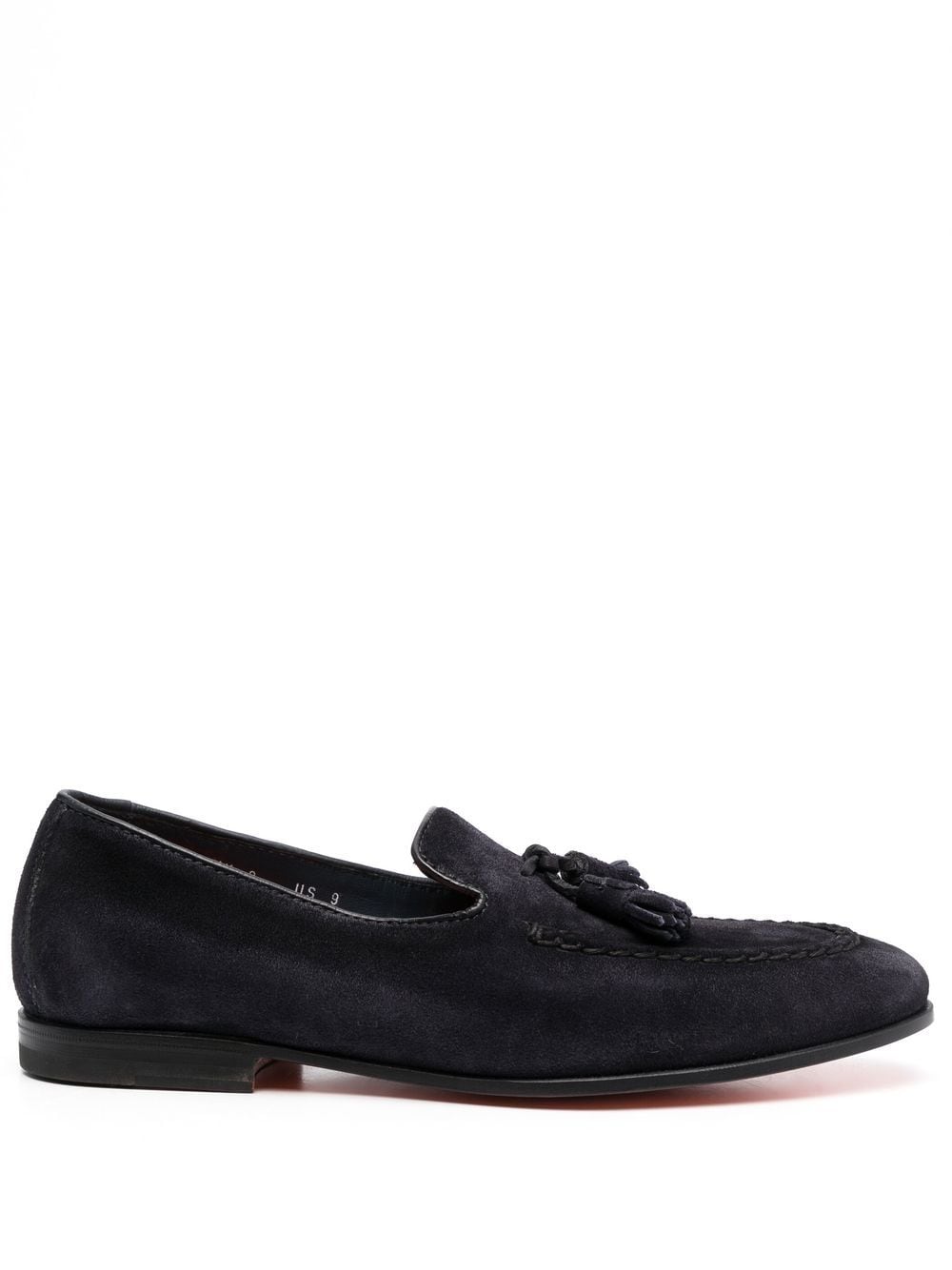 Santoni Flache Loafer mit Quasten - Blau von Santoni