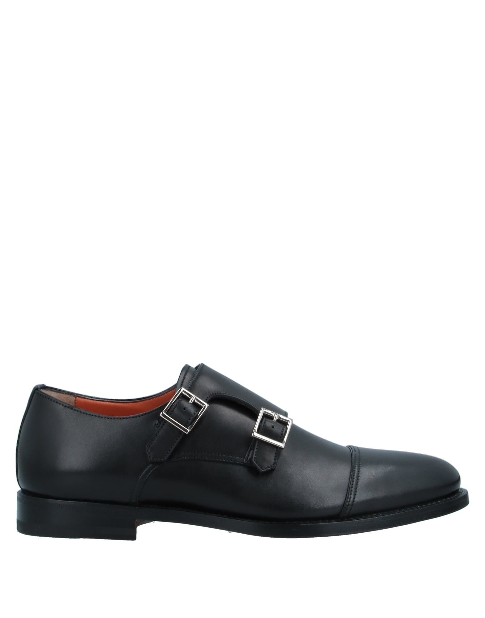 SANTONI Mokassin Herren Schwarz von SANTONI