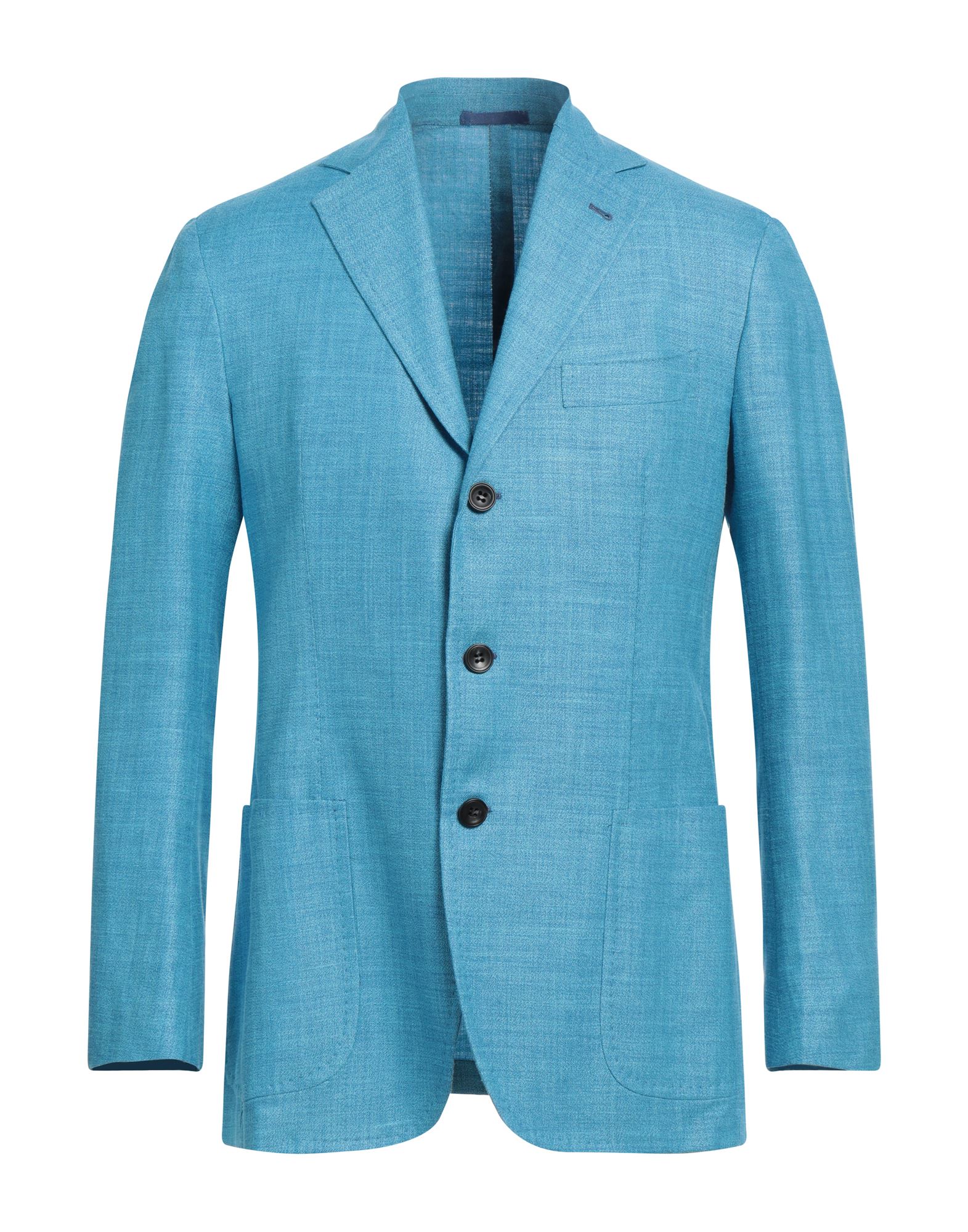 SANTORINI SARTORIE Blazer Herren Azurblau SANTORINI SARTORIE Blazer Herren Azurblau von SANTORINI SARTORIE