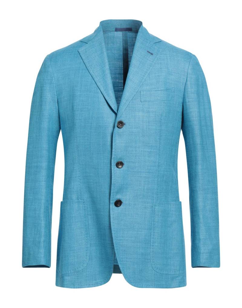SANTORINI SARTORIE Blazer Herren Azurblau von SANTORINI SARTORIE
