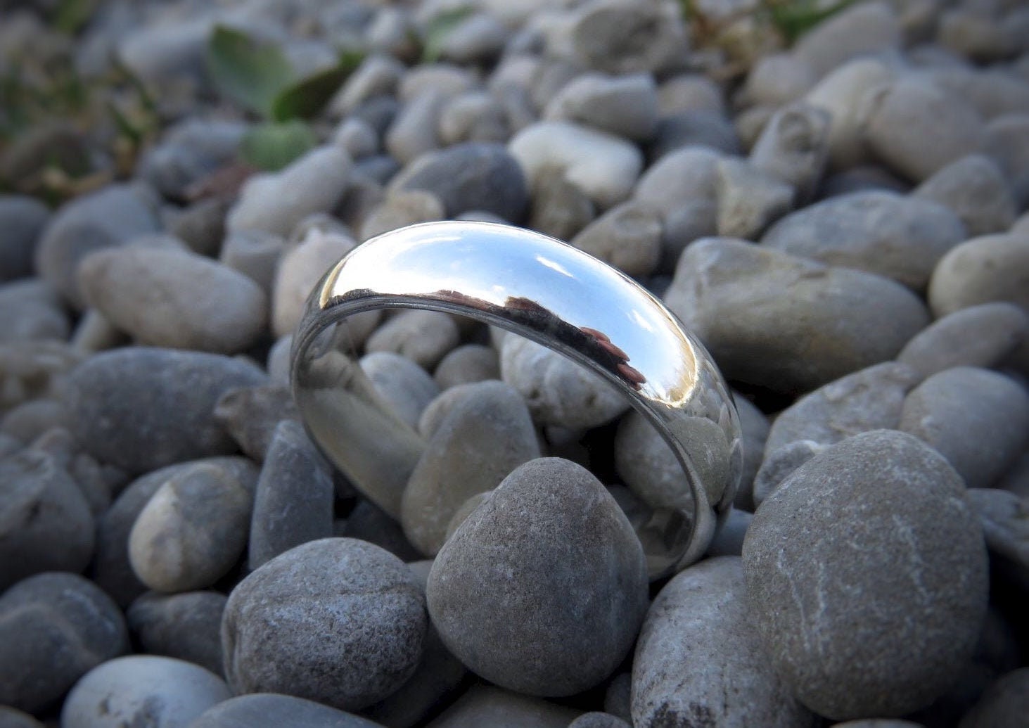 Schlichter Ring Aus Silber, Unisex von SANUKA