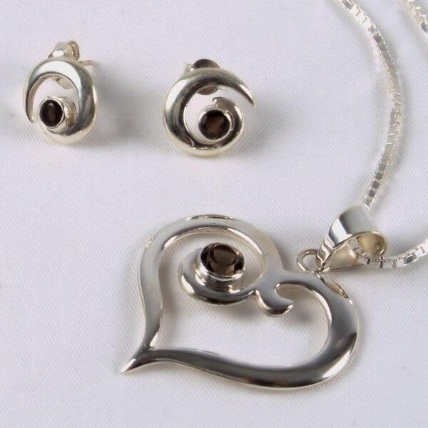 SANYALA Silber-Schmuckset HEART Fairer Handel von SANYALA