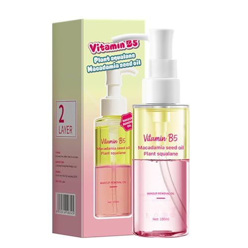 3-in-1-Make-up-Entferner-Öl, Tiefenreiniger, ohne Poren zu verstopfen, flüssiger Make-up-Entferner für Augen-, Lippen- und Gesichts-Make-up, beruhigt und pflegt die Haut, 100 ml von SANZHUAN