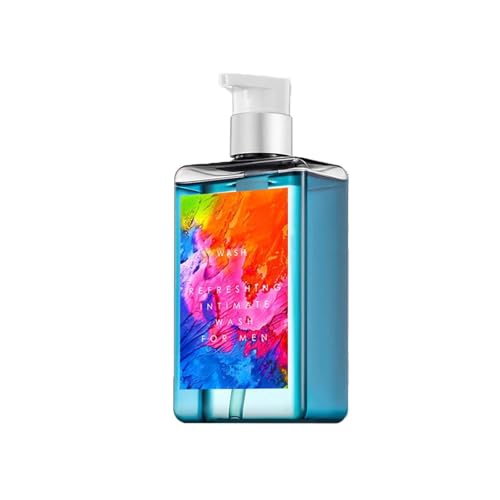 Blue Perfume Scent Refresh Intimate Body Wash für Männer Tägliche Intimwäsche Sanftes Duschgel Natürlicher pH-Ausgleich Intimwäsche für Männer Tägliche Erfrischung und Pflege für Männer/Frauen von SAOGERUL