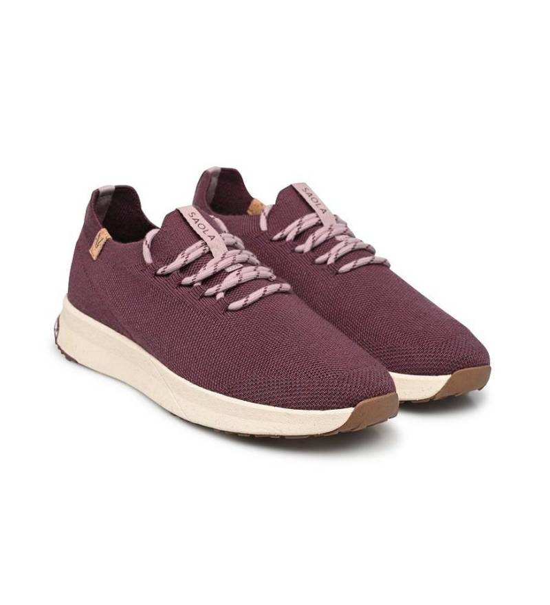 SAOLA Tsavo 2.0 Wool (Merinowolle) winerot Damen Sneaker von SAOLA